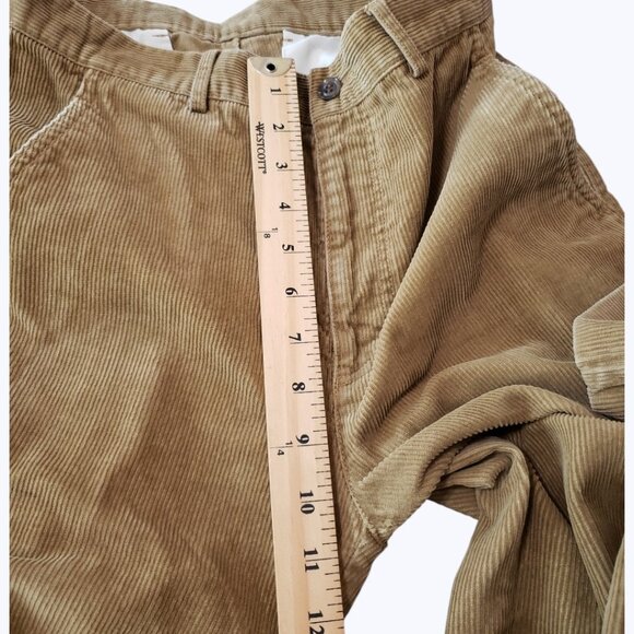 Michel Rene Vtg Mens Corduroy Pants Straight Fit Cotton Blend khaki Size 30 - Picture 4 of 16